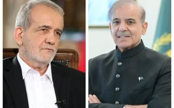 وزیراعظم شہباز شریف کی ایرانی صدر ڈاکٹر مسعود پزشکیان سے ٹیلیفونک گفتگو