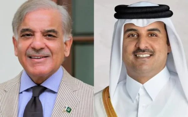 وزیراعظم شہباز شریف اور امیرِ قطر کی خطے کی صورتحال پر گفتگو