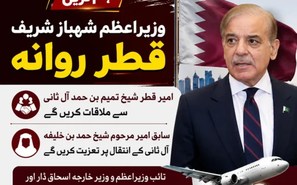 وزیراعظم شہباز شریف ایک روزہ دورے پر قطر روانہ ہو گئے