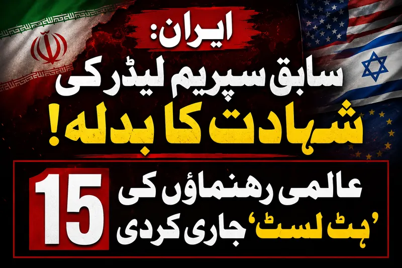 ایرانی اخبار کی 15 عالمی رہنماؤں کی مبینہ ہٹ لسٹ جاری