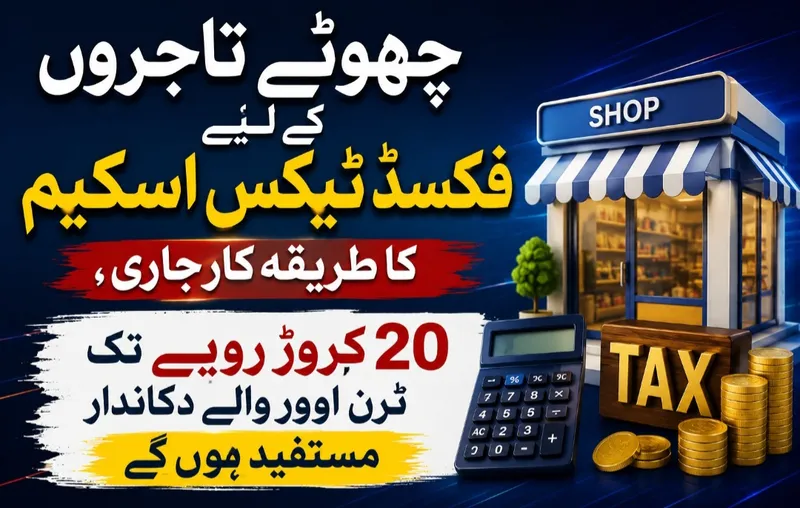 ایف بی آر کی چھوٹے تاجروں کیلئے نئی فکسڈ ٹیکس اسکیم متعارف