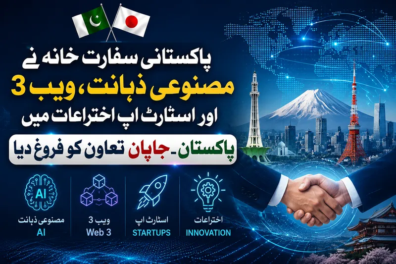 پاکستان اور جاپان کا آرٹیفیشل انٹیلی جنس و ویب تھری پر تعاون