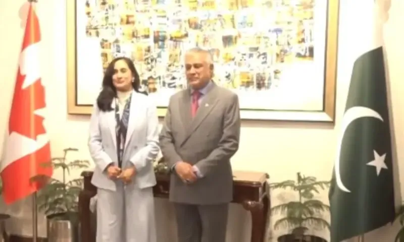 اسحاق ڈار اور کینیڈا کی وزیر خارجہ کی اسلام آباد میں ملاقات