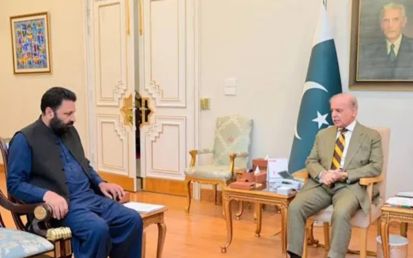 وزیراعلیٰ گلگت بلتستان کی وزیراعظم شہباز شریف سے اہم ملاقات (تصویر 1)