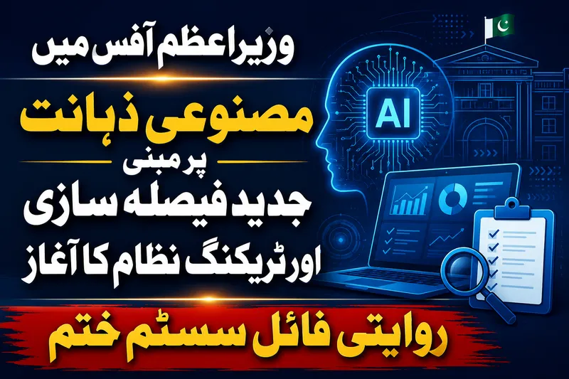 وزیراعظم آفس میں مصنوعی ذہانت پر مبنی جدید فیصلہ سازی نظام کا آغاز
