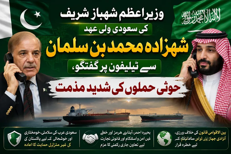 وزیراعظم شہباز شریف کی سعودی ولی عہد سے ٹیلیفون پر اہم گفتگو