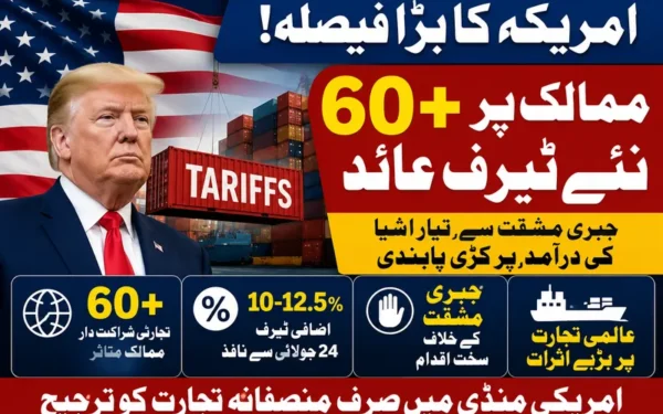 امریکہ نے ساٹھ سے زائد ممالک پر نئے تجارتی ٹیرف نافذ کر دیے