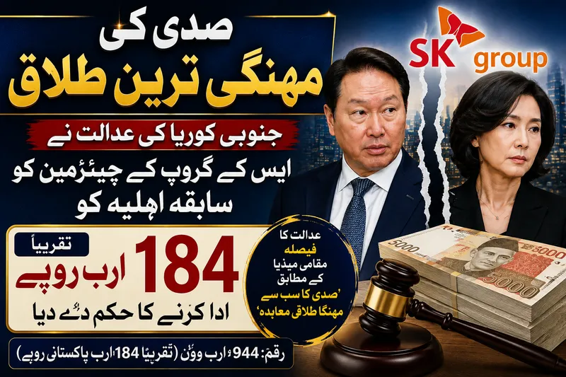 جنوبی کوریا: ایس کے گروپ چیئرمین کو طلاق پر اربوں ہرجانہ