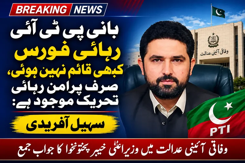 بانی پی ٹی آئی رہائی فورس وجود نہیں رکھتی، وزیراعلیٰ کا جواب