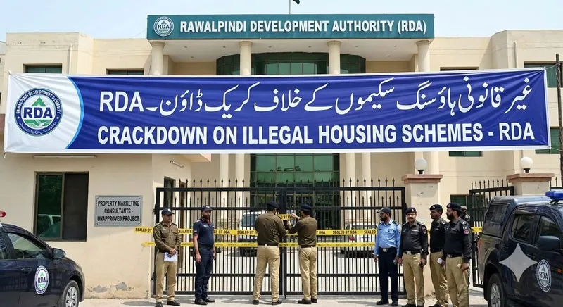 آر ڈی اے کا تیرہ غیر قانونی ہاؤسنگ سکیموں کیخلاف ایکشن