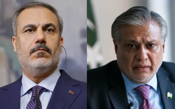 نائب وزیراعظم اسحاق ڈار اور ترک وزیر خارجہ کی ٹیلیفونک گفتگو
