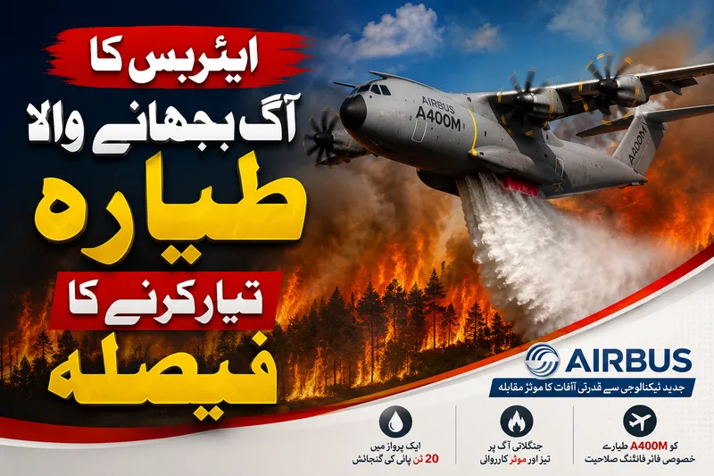 ایئربس کا آگ بجھانے والا طیارہ تیار کرنے کا فیصلہ
