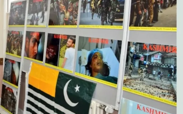 یوم استحصال کشمیر کے موقع پر برسلز میں پاکستانی سفارتخانے میں تصویری نمائش