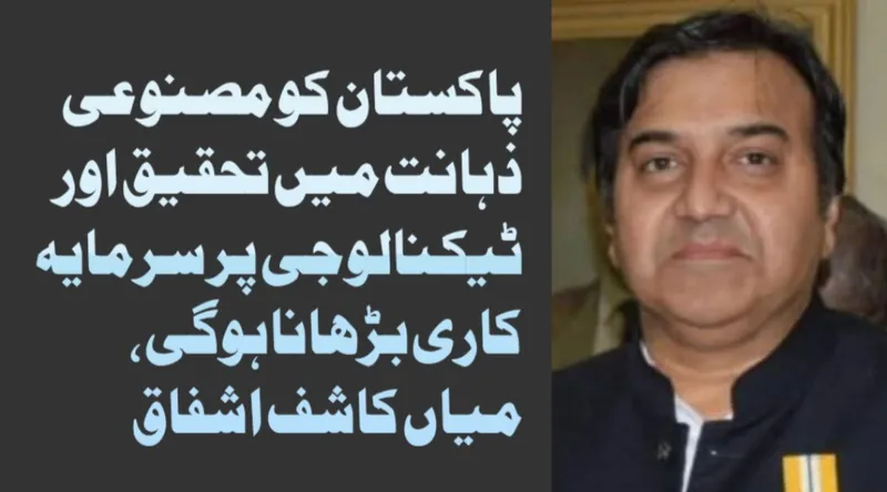 پاکستان کو تحقیق، مہارت اور ٹیکنالوجی میں سرمایہ کاری بڑھانا ہوگی، میاں
