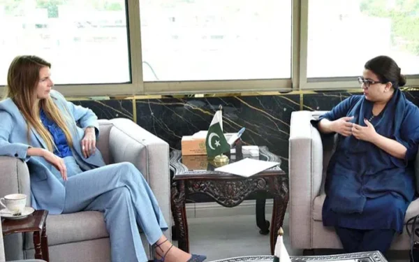 شزا فاطمہ اور برطانوی ہائی کمشنر کی ملاقات، ایمرجنسی وارننگ سسٹم کے قیام پر پیش رفت