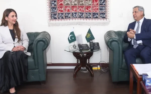 وزیر قانون اعظم نذیر تارڑ سے امریکی ناظم الامور کی ملاقات، دو طرفہ تعلقات اور علاقائی امن پر تبادلۂ خیال
