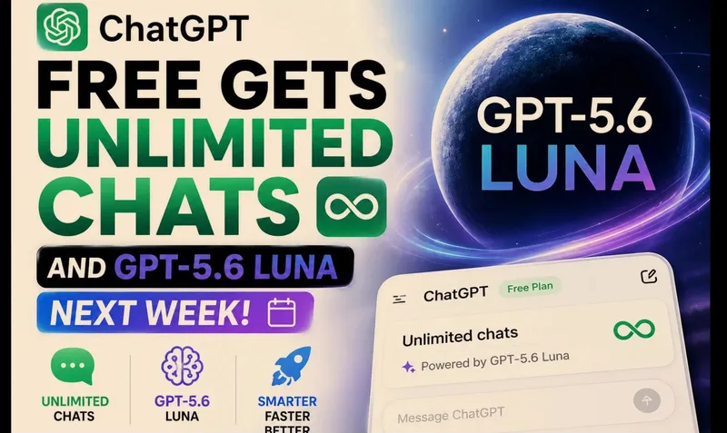 چیٹ جی پی ٹی کے مفت صارفین کے لیے بڑا اپ ڈیٹ، GPT-5