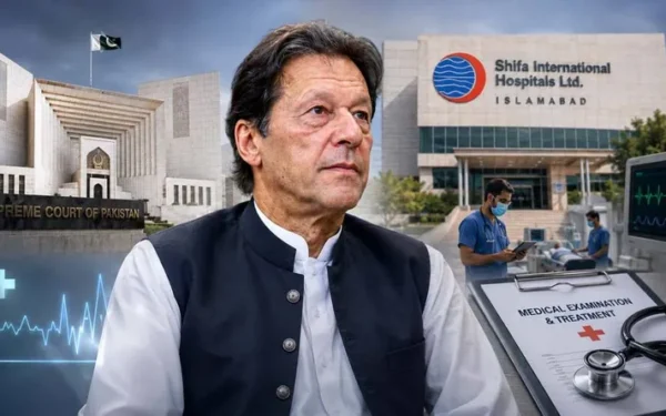 عمران خان کی اسپتال منتقلی: حکومتی نظرثانی درخواست اعتراضات کے ساتھ واپس
