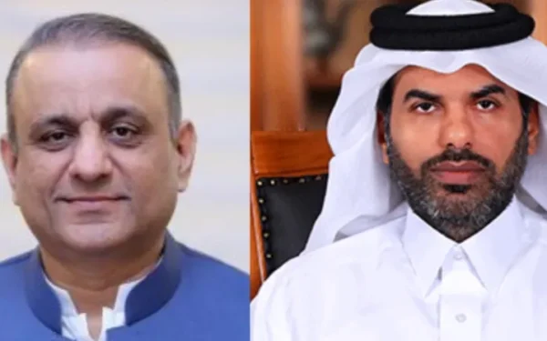 وفاقی وزیر عبدالعلیم خان سے قطری شہزادے شیخ نایف بن عید آل ثانی کی ملاقات، سرمایہ کاری میں دلچسپی کا اظہار