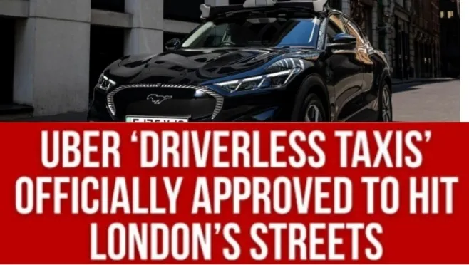 لندن میں سیلف ڈرائیونگ روبوٹیکسی سروس کے لیے لائسنس جاری
