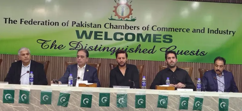 ایف پی سی سی آئی کا شاہد آفریدی فاؤنڈیشن کے ساتھ مکمل تعاون کا عزم