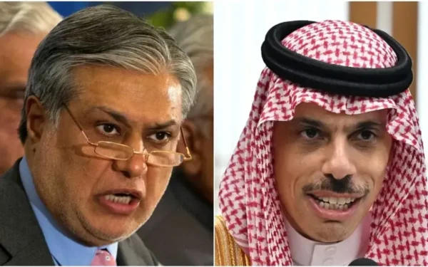 نائب وزیراعظم محمد اسحاق ڈار کی سعودی عرب کے وزیر خارجہ سے ٹیلیفون پر گفتگو،علاقائی اور بین الاقوامی صورتحال