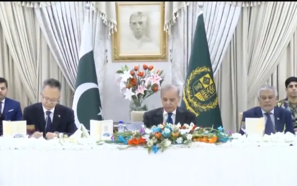 اے ڈی بی کے نائب صدر ینگ منگ یانگ کی وزیراعظم شہباز شریف سے ملاقات، ایم ایل ون پر جلد کام شروع کرنے پر زور (تصویر 1)
