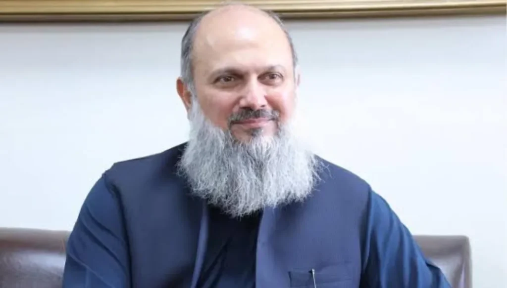 وفاقی وزیر تجارت جام کمال خان عالمی سرمایہ کاری فورم 2026 میں پاکستانی افرادی قوت اور معاشی مواقع پر گفتگو کرتے ہوئے۔